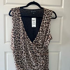 NWT Macy’s INC Animal Print Top